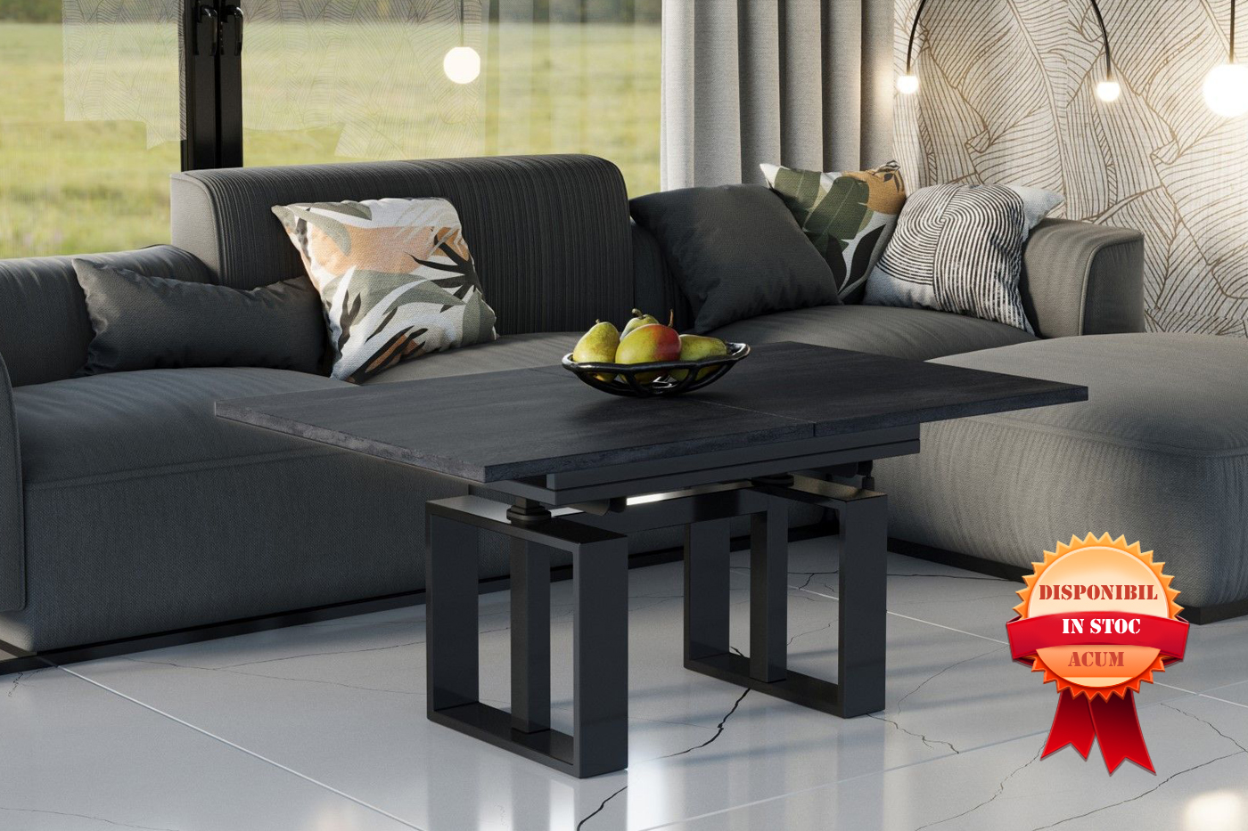 EMPOLI MASA EXTENSIBILA 110-170X65 BETON INCHIS